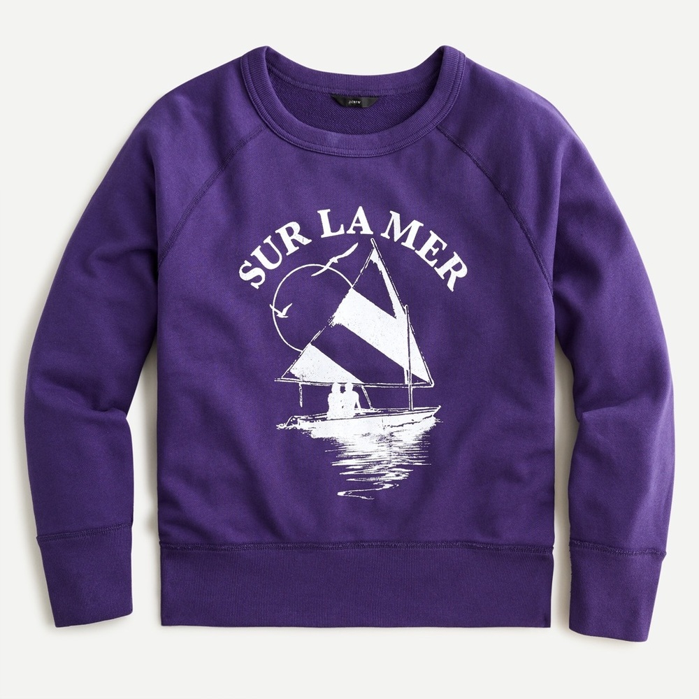 J. Crew Navy crew Neck Sweater (worn in HBO the white lotus)